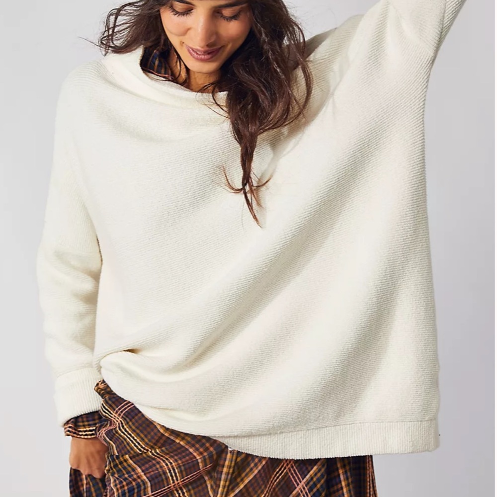 NEW!!! FREE PEOPLE OTTOMAN SLOUCHY TUNIC M